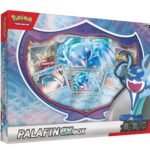 Pokemon TCG: Palafin EX Box - 4 Booster Packs, Oversized Foil & 3 Foil Promo Cards