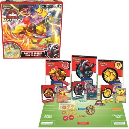 Pokemon TCG: Battle Academy 2023 - Darkrai, Armarogue & Pikachu Pre-Built Decks & Everything Needed For 2 Players (Copy)