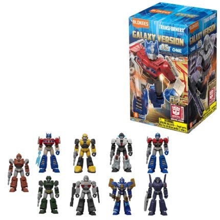 Transformers One: Galaxy Version 05 - Blind Box Mystery Articulated 4.5" Figure, Display Base & Collector Card With Chase Possibilities By Blokees
