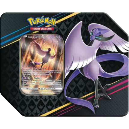 Pokemon TCG: Crown Zenith - Galarian Articuno Tin (Horizontal Art Style) - 5 Booster Packs & Full Art Foil Promo