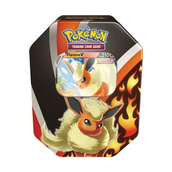 Pokemon TCG: Eeveelutions Heroes Bundle - Flareon & Syleveon Tins (Vertical Art Style) - 8 Booster Packs & 2 Foil Promo Cards - Image 3