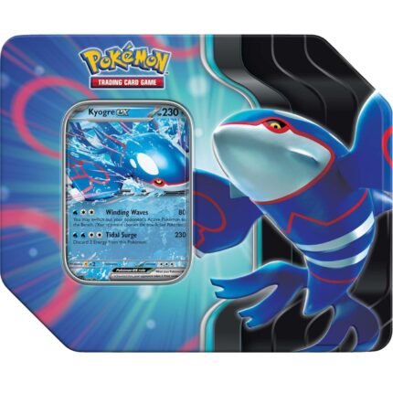Pokemon TCG: Azure Legends - Kyogre EX Tin (Horizontal Art Style) - 5 Booster Packs & Foil Promo Card