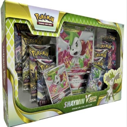 Pokemon TCG: Shaymin VSTAR Premium Collection Box - 8 Booster Packs, Oversized Foil & 2 Foil Promo Cards