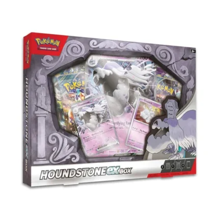 Pokemon TCG: Houndstone EX Collection Box - 4 Booster Packs, Oversized Foil & 2 Foil Promo Cards