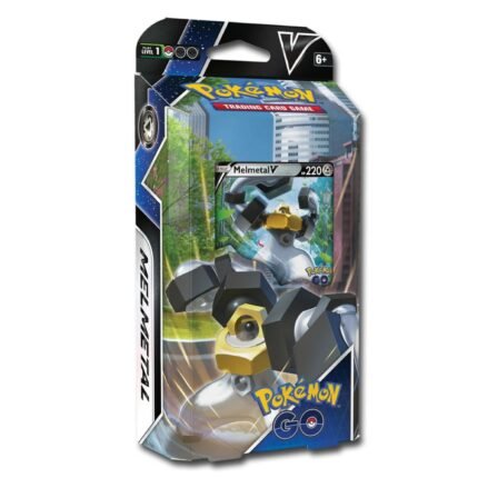 Pokemon TCG: Pokemon Go - Melmetal V Battle Deck - Ready To Play 60 Card Deck, Solo Playmat, Damage Counter & Metallic Coin