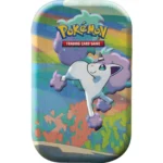Pokemon TCG: Galar Pals - Galarian Ponyta Mini Tin - 2 Booster Packs, Metallic Coin & Promo Card