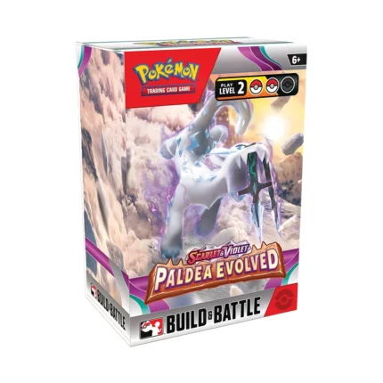 Pokemon TCG: Scarlet & Violet Paldea Evolved Build And Battle Box - 4 Booster Packs, 40 Card Ready To Play Deck & Foil Promo Card