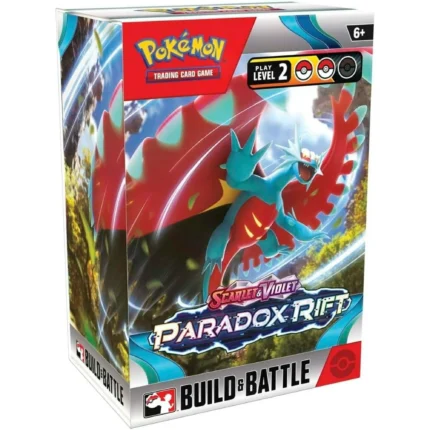 Pokemon TCG: Scarlet & Violet Paradox Rift Build And Battle Box - 4 Booster Packs, 40 Card Ready To Play Deck & Foil Promo Card