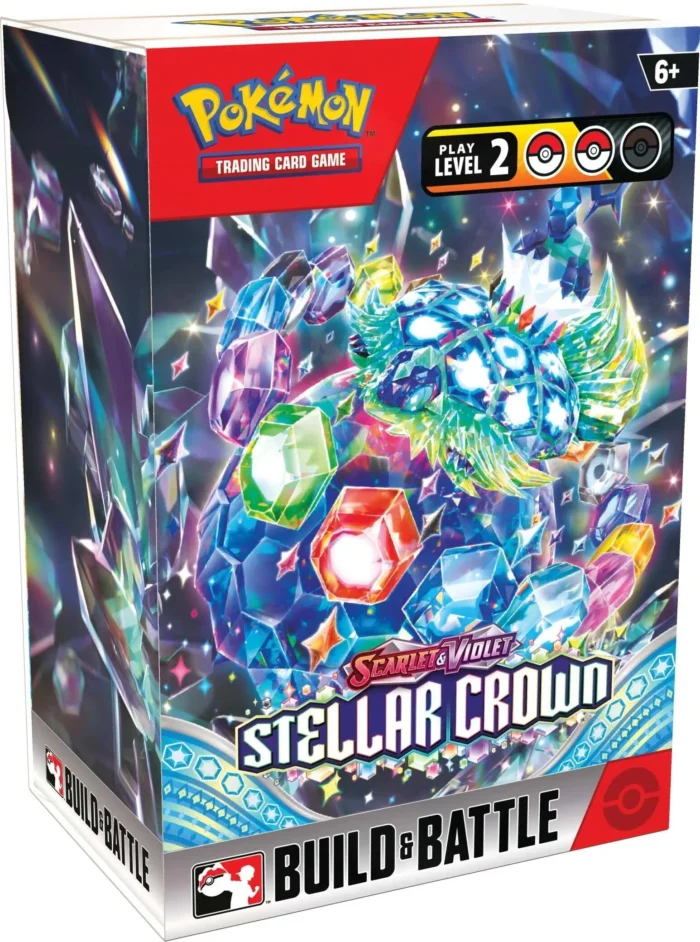 Pokemon TCG: Scarlet & Violet Stellar Crown Build And Battle Box - 4 Booster Packs, 40 Card Ready To Play Deck & Foil Promo Card - Image 6