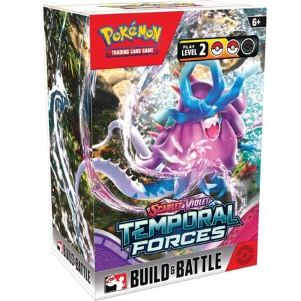 Pokemon TCG: Scarlet & Violet Temporal Forces Build And Battle Box - 4 Booster Packs, 40 Card Ready To Play Deck & Foil Promo Card