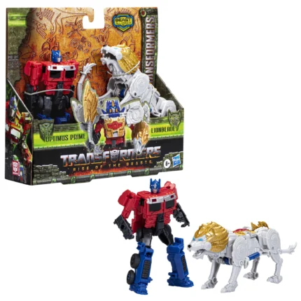 Transformers: Beast Alliance - Optimus Prime & Lionblade (Rise Of The Beasts) 5" Convertible & Combinable Figures By Hasbro