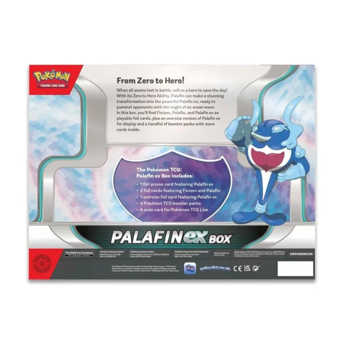 Pokemon TCG: Palafin EX Box - 4 Booster Packs, Oversized Foil & 3 Foil Promo Cards - Image 4