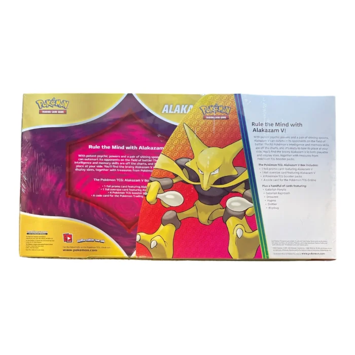 Pokemon TCG: Alakazam V Collection Box (Bonus Promo Edition) - 4 Booster Packs , Oversized Foil, Foil Promo Card & Additional Bonus 6 Promo Cards - Image 3