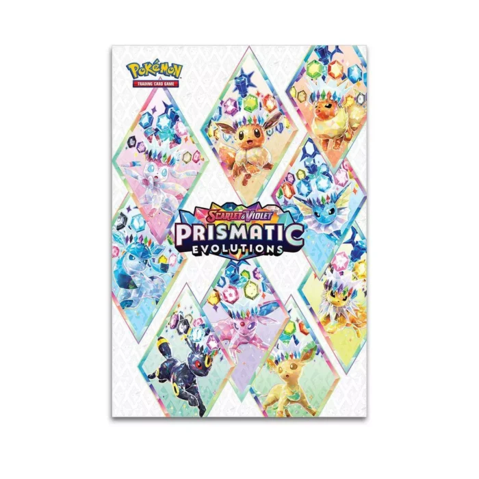 Pokemon TCG: Scarlet & Violet - Prismatic Evolutions Poster Collection Box - 3 Booster Packs, Poster & 3 Foil Promo Cards t - Image 3