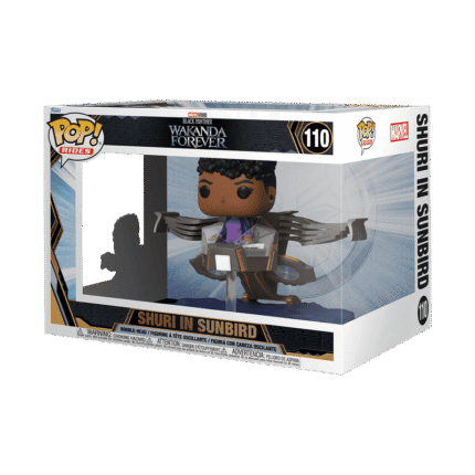 Funko Pop! Rides Deluxe Movies: Marvel - Black Panther Wakanda Forever - Shuri in Sunbird