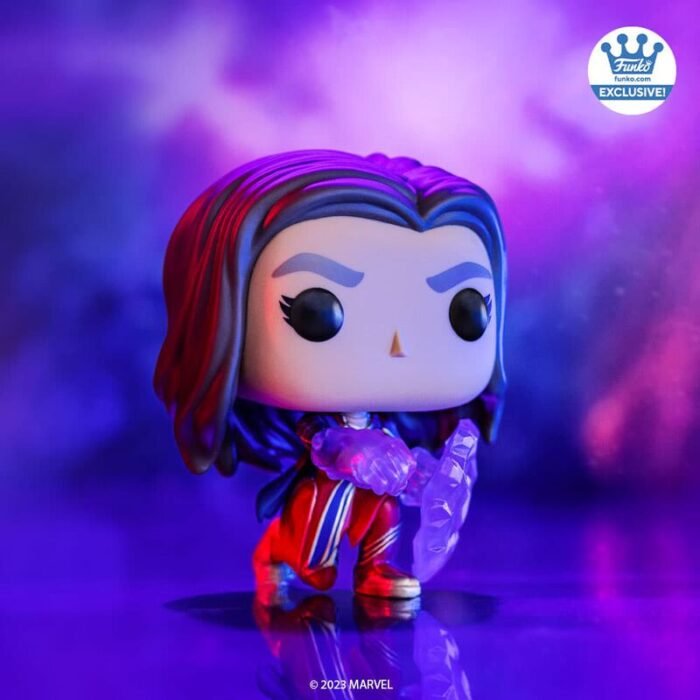Funko Pop! Movies: Marvel - The Marvels - Ms. Marvel (Embiggen Punch) - Funko Exclusive - Image 4
