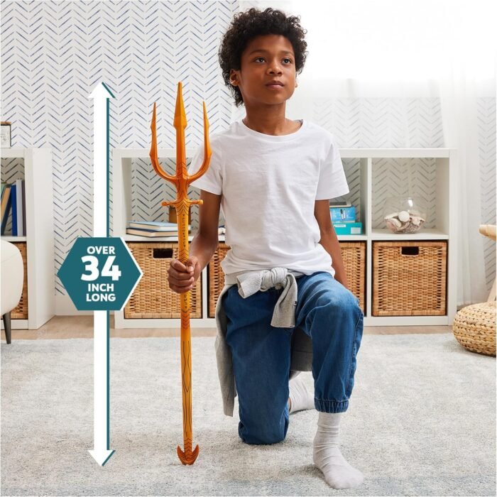 DC Comics: 2 Pack Aquaman & Black Manta Tridents 34" Movie Roleplay Replicas For Costume & Imaginative Play By Spin Master - Image 3