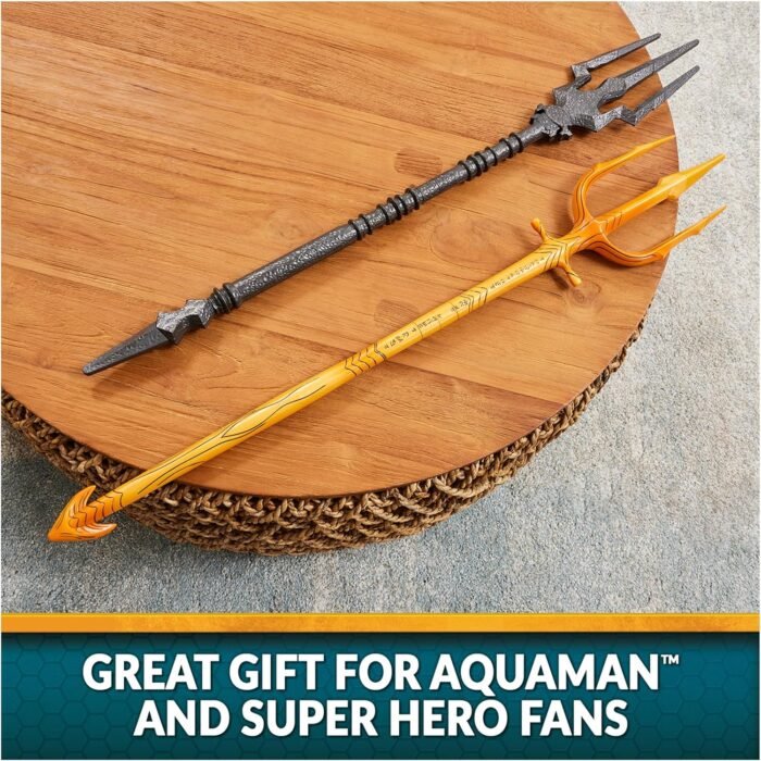 DC Comics: 2 Pack Aquaman & Black Manta Tridents 34" Movie Roleplay Replicas For Costume & Imaginative Play By Spin Master - Image 5