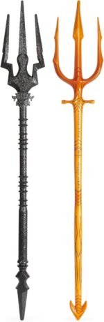 DC Comics: 2 Pack Aquaman & Black Manta Tridents 34" Movie Roleplay Replicas For Costume & Imaginative Play By Spin Master - Image 2