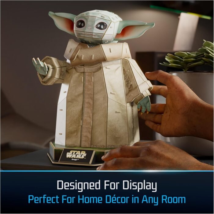 4D Build: Star Wars Grogu Model Kit - High Detailed 103pcs Puzzle 10" Replica By Spin Master - Image 2