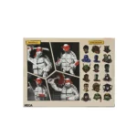 Teenage Mutant Ninja Turtles: The First Turtles (Eastman & Laird Mirage Comics): Black & White 2 Pack 7" Figures, By NECA - Image 6