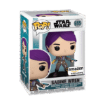 Funko Pop! Television: Star Wars Ahsoka - Sabine Wren with Blasters - Glow in The Dark - Amazon Exclusive