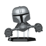 Funko Pop! Rides Super Deluxe Television: Star Wars The Mandalorian - The Mandalorian in N-1 Starfighter with R5-D4 - Image 2