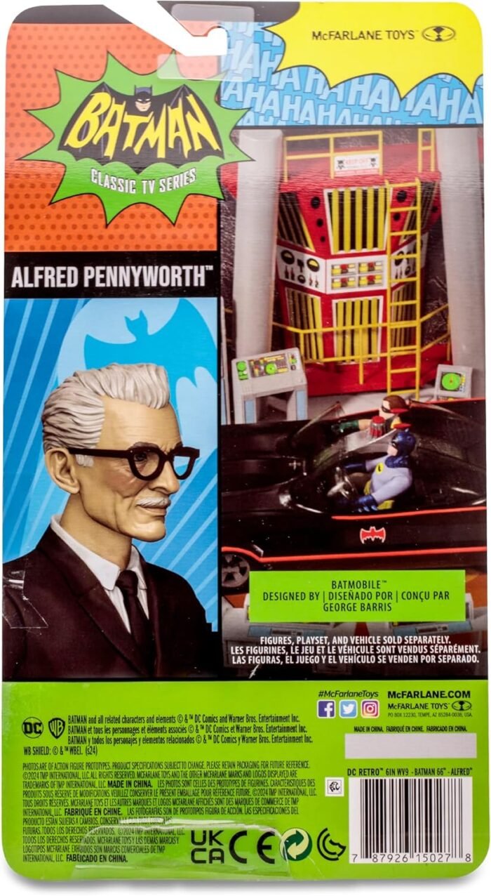 DC Comics: Retro - Batman The Classic TV Series (1966) - Alfred Pennyworth 6" Figure By McFarlane Toys - Image 10