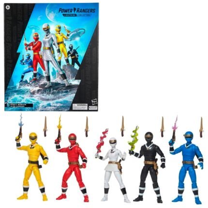 Power Rangers: Lightning Collection - Mighty Morphin Alien Ranger 5 Pack (Alien Rangers of Aquitar) 6" Figures By Hasbro