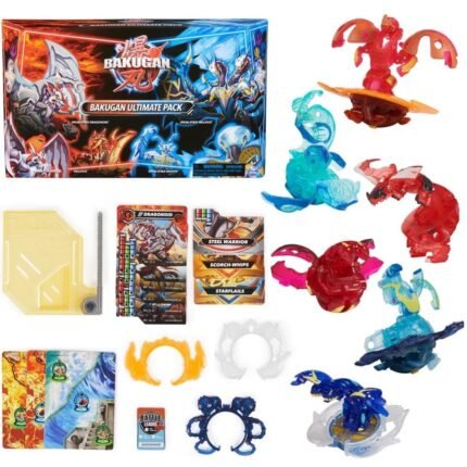Bakugan: Ultimate 6-Pack, Special Attack Dragonoids, Nillious, Mantid, Octogan Set By Spin Master
