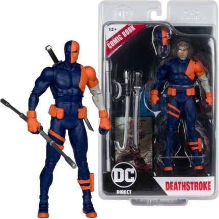 DC: Page Punchers - Deathstroke (DC Rebirth) 7" Figure & Comic Book By McFarlane Toys