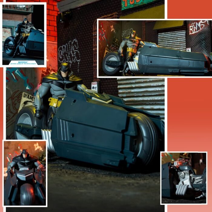 DC: Multiverse - Batcycle (Batman: Curse Of The White Knight) 13" Vehicle Fits 7" Figures By McFarlane Toys - Image 5