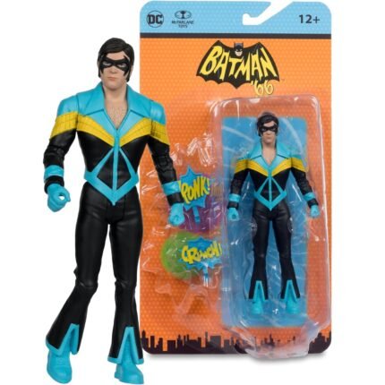 DC Comics: Retro - Batman The Classic TV Series (1966) - Nightwing 6" Figure By McFarlane Toys