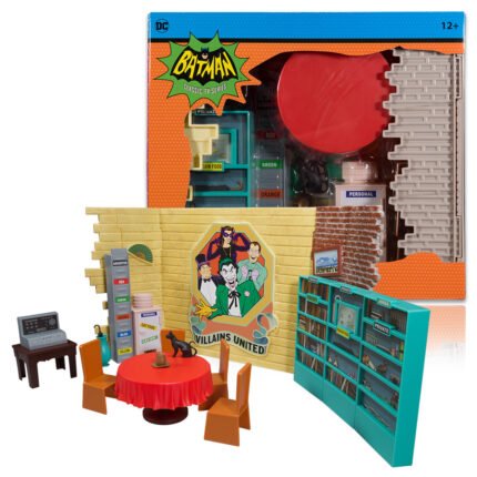 DC Comics: Retro - Batman The Classic TV Series (1966) - Villain's Lair Playset For 6" Figures By McFarlane Toys