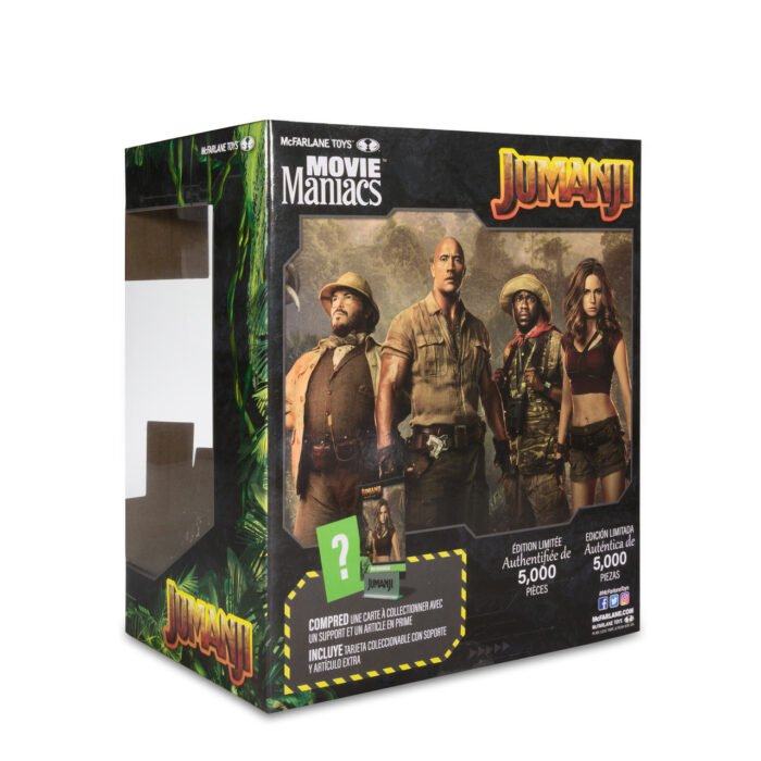 McFarlane Movie Maniacs - Ruby Roundhouse (Jumanji: The Next Level) - 6" Posed Figure with Collector Card & Stand - 5,000 Limited Pieces - Image 11