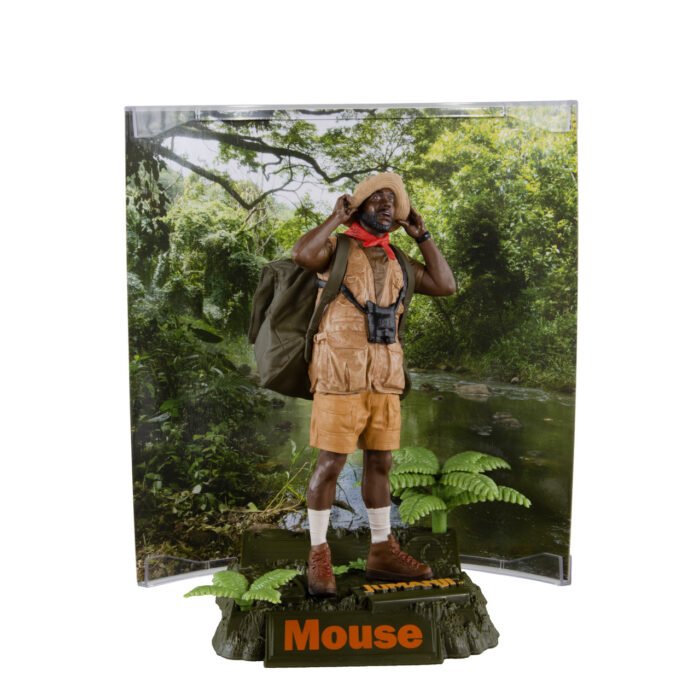 McFarlane Movie Maniacs - Franklin “Mouse” Finbar (Jumanji: The Next Level) - 6" Posed Figure with Collector Card & Stand - 7,500 Limited Pieces - Image 6