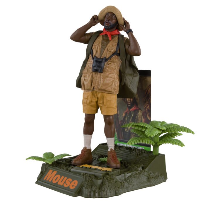 McFarlane Movie Maniacs - Franklin “Mouse” Finbar (Jumanji: The Next Level) - 6" Posed Figure with Collector Card & Stand - 7,500 Limited Pieces - Image 3