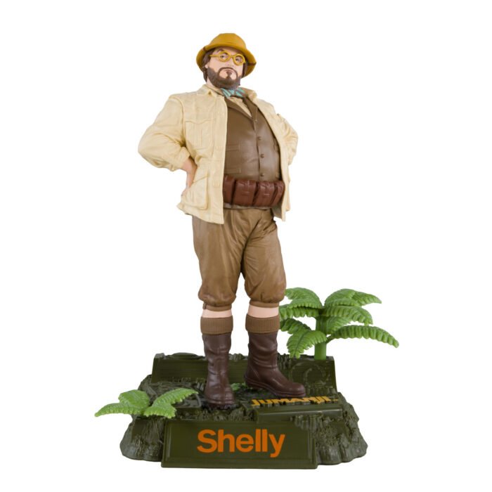 McFarlane Movie Maniacs - Professor Sheldon "Shelly" Oberton (Jumanji: The Next Level) - 6" Posed Figure with Collector Card & Stand - 6,100 Limited Pieces - Image 2