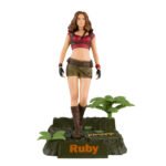 McFarlane Movie Maniacs - Ruby Roundhouse (Jumanji: The Next Level) - 6" Posed Figure with Collector Card & Stand - 5,000 Limited Pieces - Image 2