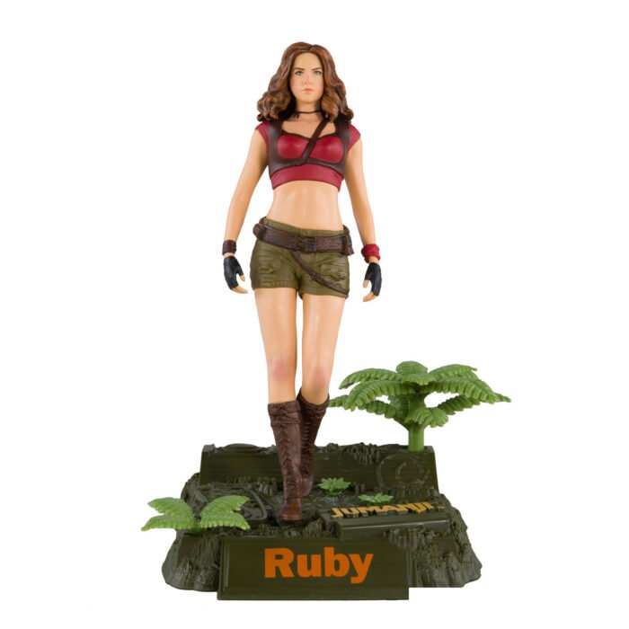McFarlane Movie Maniacs - Ruby Roundhouse (Jumanji: The Next Level) - 6" Posed Figure with Collector Card & Stand - 5,000 Limited Pieces - Image 2