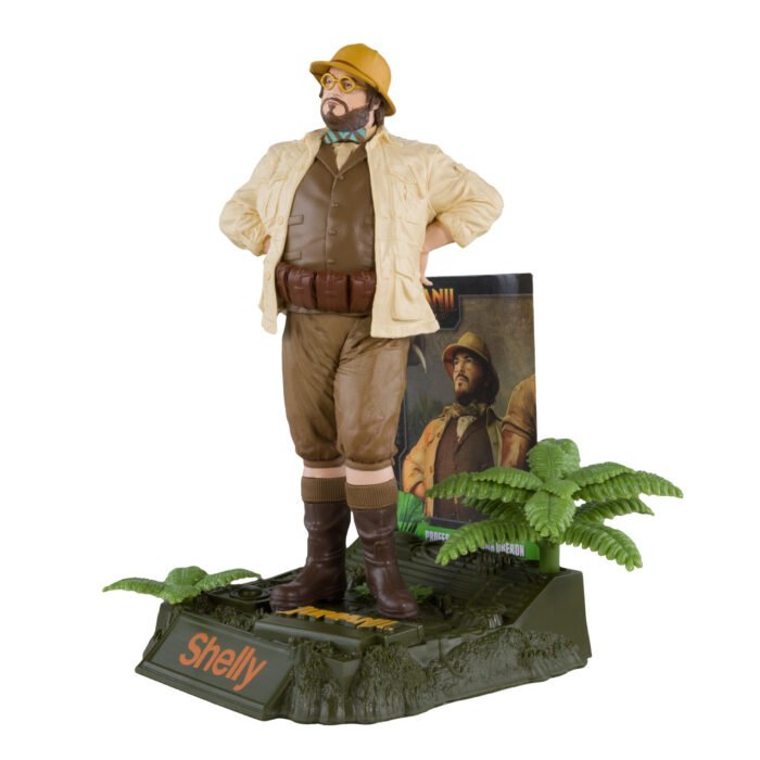McFarlane Movie Maniacs - Professor Sheldon "Shelly" Oberton (Jumanji: The Next Level) - 6" Posed Figure with Collector Card & Stand - 6,100 Limited Pieces - Image 3
