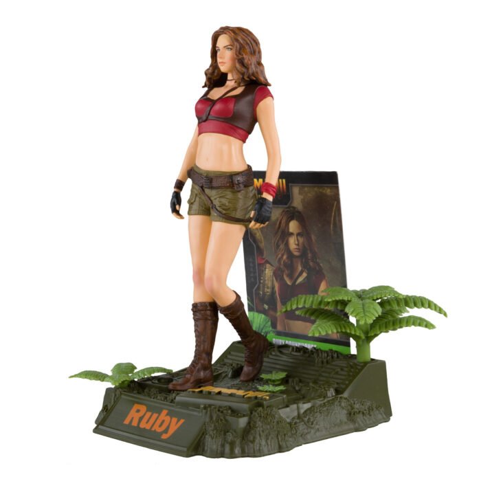 McFarlane Movie Maniacs - Ruby Roundhouse (Jumanji: The Next Level) - 6" Posed Figure with Collector Card & Stand - 5,000 Limited Pieces - Image 3