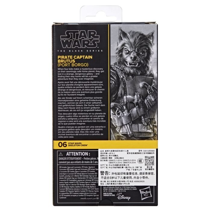 Star Wars: The Black Series - Pirate Captain Brutus (Port Borgo) (Skeleton Crew) 6" Figure By Hasbro - Image 8