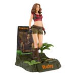 McFarlane Movie Maniacs - Ruby Roundhouse (Jumanji: The Next Level) - 6" Posed Figure with Collector Card & Stand - 5,000 Limited Pieces - Image 5