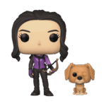 Funko Pop! Television: Marvel - Hawkeye - Kate Bishop With Lucky The Pizza Dog - Image 2