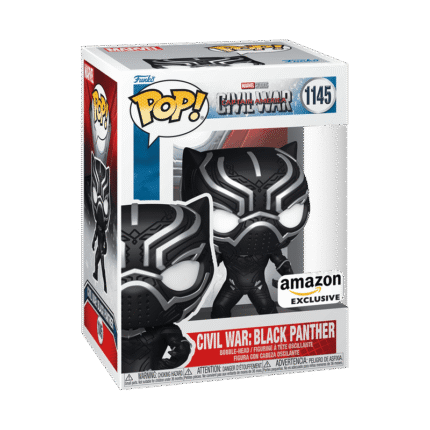 Funko Pop! Television: Marvel - Captain America: Civil War - Build A Scene - Black Panther (Figure 2 of 12) - Amazon Exclusive