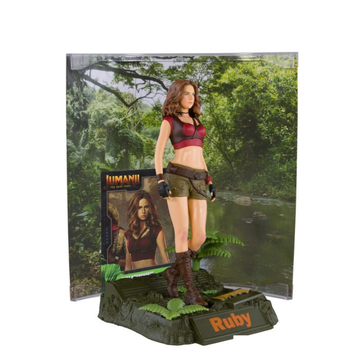 McFarlane Movie Maniacs - Ruby Roundhouse (Jumanji: The Next Level) - 6" Posed Figure with Collector Card & Stand - 5,000 Limited Pieces - Image 7