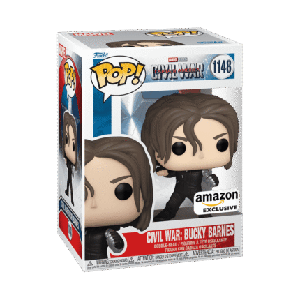 Funko Pop! Television: Marvel - Captain America: Civil War - Build A Scene - Bucky Barnes (Figure 6 of 12) - Amazon Exclusive