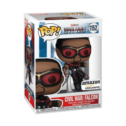 Funko Pop! Television: Marvel - Captain America: Civil War - Build A Scene - Falcon (Figure 10 of 12) - Amazon Exclusive