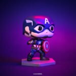Funko Pop! Television: Marvel - Captain America: Civil War - Build A Scene - Captain America (Figure 12 of 12) - Amazon Exclusive - Image 3